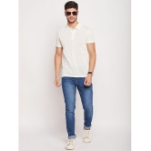 UBX Cotton Regular Fit Solid Half Sleeves Mens Polo T Shirt - Off-White ( Pack of 1 ) - None