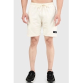 Fuaark Beige Cotton Blend Mens Gym Shorts ( Pack of 1 ) - None