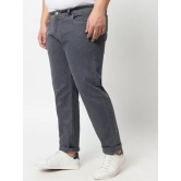 Men Slim Mid Rise Grey Jeans