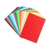 Eclet A3 25 pcs Color Sheets (5 Colours x 5 Sheets Each) Double-Sided Multicolor Fluorescent Neon Craft 120-160 GSM Pastel Sheet for Greeting Cards, Art & Craft