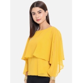 ALL WAYS YOU - Yellow Polyester Womens Cape Top ( Pack of 1 ) - M