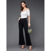 Miss Chase - Black Denim Wide Leg Womens Jeans ( Pack of 1 ) - None