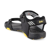 Campus - Black Mens Floater Sandals - None