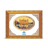 24K Gold Plated Swarn Mandir Customized Photo Frame For Corporate Gifting