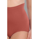 Madam - Orange Spandex Womens Tummy Tucker ( Pack of 1 ) - None