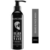 Mancode Face Wash Beard Wash 200 mL