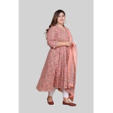 miravan - Orange Cotton Women's Anarkali Kurti ( Pack of 1 ) - None