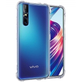 Case Vault Covers - Transparent Silicon Silicon Soft cases Compatible For Vivo V15 Pro ( Pack of 1 ) - Transparent