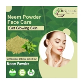 Brijbooti Natural Neem Powder (100 Gm) | Anti-Pimple and Anti-Bacterial | For Face, Hair and Skin