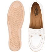 Shoetopia - White Women''s Loafers - None