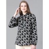 Oxolloxo Abstract Printed Tie-Up Neck Top