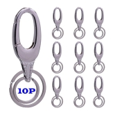 JMALL Silver Mens Waist Keychain ( Pack of 10 & more )