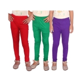 Diaz Pure Cotton Leggings For Girls Pack Of 3 - 13-14 Years