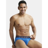 Jockey NY15 Men Cotton Elastane Solid Brief - Classic Blue - None