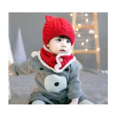 Penyan ® - Baby Boys & Baby Girls 2pcs/Set Kids Winter Hat Cute Baby Wool Knitted Hat and Button Scarf Cap Set New Born to 12 Months - None