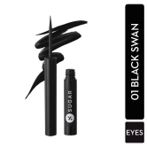 SUGAR Eye Warned You So! Double Matte Eyeliner - 01 Black Swan (1.7ml)-01 Black Swan / 1.7ml