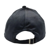 Zacharias - Black Cotton Mens Cap ( Pack of 1 ) - Black