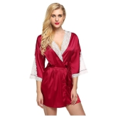 Piquant - Multicolor Satin Womens Nightwear Robes - M