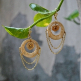 Rose Bells Dangling Earrings