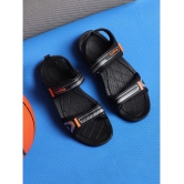 Campus - Black Mens Floater Sandals - None