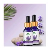 Sonavi Lavender Stress Relief Essential Oil Green With Dropper 60 mL ( Pack of 2 )