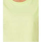 ferocious - Mint Green Cotton Women's Crop Top ( Pack of 1 ) - None