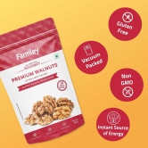 Farmley Premium Chile Walnut Kernel | 2 x 200 g | Walnuts Without Shell, Akhrot, Dry Fruits, Natural Akhrot Giri, Rich in Proteins & Antioxidants (Pack Of 2)