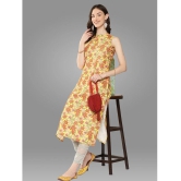 Janasya - Yellow Polyester Womens Straight Kurti ( Pack of 1 ) - None