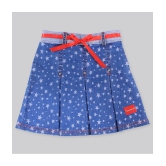 Cutecumber - Blue Denim Girls A-Line Skirt ( Pack of 1 ) - None