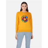 CHOZI Fleece Women's Non Hooded Sweatshirt ( Yellow ) - None