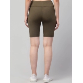 WUGO:: Latest  Fabulous Affordable Gym Shorts|Womens High Waist Olive Green Biker Shorts|High-Performance Cycling Shorts For Womens & Girls (Imported Lycra 250-GSM)