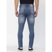 Men Slim Mid Rise Blue Jeans