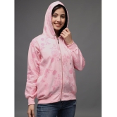 eWools.in Cotton Blend Womens Hooded Sweatshirt ( Pink ) - None