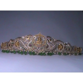 Exquisite Indian Gold and Pearl Waist Belt