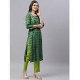 miravan - Green Straight Rayon Women's Stitched Salwar Suit ( Pack of 1 ) - None