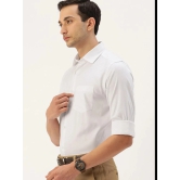 IVOC - White Cotton Regular Fit Mens Formal Shirt ( Pack of 1 ) - None