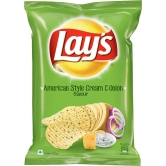 LayS American Style Cream & Onion Flavour Potato Chips, 90 Gm