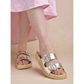 Shoetopia Gold Womens Flats - None