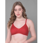 Dollar Missy Red Cotton Non Padded Womens Everyday Bra ( Pack of 1 ) - None