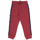 PLUM TREE BOYS BURGUNDY JOGGER TRACK PANT - None