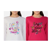 CHOZI - Multi Color Cotton Regular Fit Women's T-Shirt ( Pack of 2 ) - None