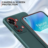 OnePlus Nord 2T 5G Back Cover Case Liquid silicone - Green