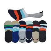 PENYAN Cotton Casual No Show Socks Pack of 6 - Multi