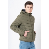 RedTape Mens Olive Solid Jacket