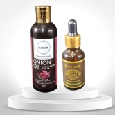 BUYMOOR ONION OIL AND KUMKUMADI OIL  FOR MEN & WOMEN PACK OF 2