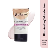 Pilgrim Illuminating Moisturizer for Face | For Instant Rosy Glow & SPF 15 | Non-greasy Highlighter with Pink Pearl Finish | Enriched with Australian Kakadu Plum | All Skin Types 30ml