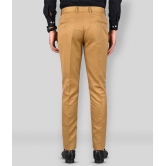 MANCREW - Khaki Polycotton Slim - Fit Men's Formal Pants ( Pack of 1 ) - None