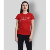 Fabflee Cotton Red T-Shirts - Single - 2XL