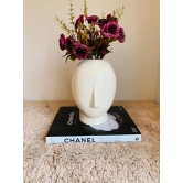 Adorable Human Face Vases-Black / H: 9 inch | L: 6 inch | W: 7 inch / Polyresin