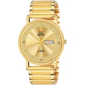 Hemt - Gold Metal Analog Mens Watch